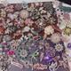 10/20 PCS Mixed Elegant Vintage Colorful Rhinestone Brooch Fashion Jewelry Gift