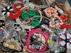 12lb Jewelry Lot Vintage to Now Wear Resell Craft MANY ITEMS & PHOTOS