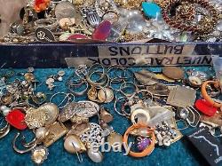 12lb Jewelry Lot Vintage to Now Wear Resell Craft MANY ITEMS & PHOTOS