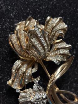 1901-1919 C/and/R CR Cohn and Rosenberger Early Coro Rhinestone Brooch Art