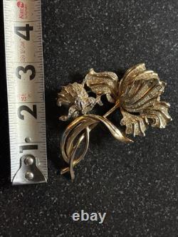 1901-1919 C/and/R CR Cohn and Rosenberger Early Coro Rhinestone Brooch Art