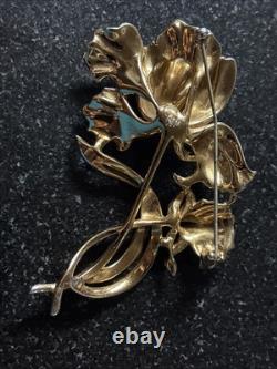 1901-1919 C/and/R CR Cohn and Rosenberger Early Coro Rhinestone Brooch Art
