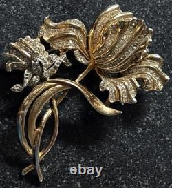 1901-1919 C/and/R CR Cohn and Rosenberger Early Coro Rhinestone Brooch Art