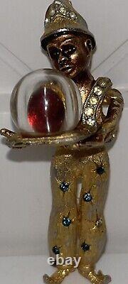 1950's Vintage Signed Har Genie Fortune Teller Fantasy Series Pin Brooch