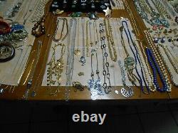 445 Piece Vintage Jewelry Lot RINGS, Brooches, Necklaces, Bracelets, & Much More