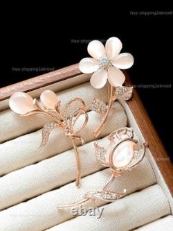50pcs Vintage Brooches Bulk Lot Mix Enamel Crystal Pearl Retro Pins Resale Gift