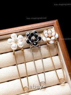 50pcs Vintage Brooches Bulk Lot Mix Enamel Crystal Pearl Retro Pins Resale Gift