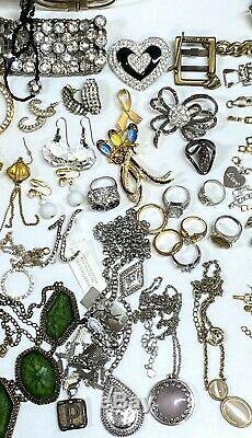84 pcs High End Vintage Rhinestone Ring Earring Brooch Bracelet etc Jewelry #L8