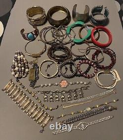 9+LB 170+ Item Jewelry Mixed Lot VintageNow All Wear Some Signed 3x 925 Items