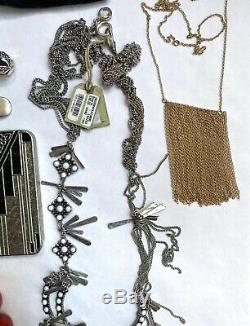 Allsaints necklace + Mixed Job Lot Vintage Modern Jewellery Curios Collectibles