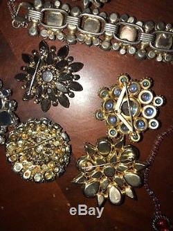 Amazing Vintage LOT of JULIANA Brooches Bracelets Earrings & Necklaces