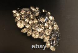Beautiful Lot Large AB & Rhinestone Brooches Vintage Jewelry Preowned (lot B7)