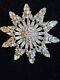 Bogoff Rhinestone Brooch Vtg