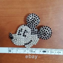 Butler & Wilson Mickey Mouse Rhinestone Brooch with Box Disney Vintage Rare