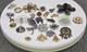Costume Jewelry Brooch Pin Lot 1.22 lbs Mixed Assortment Vintage Rhinestone
