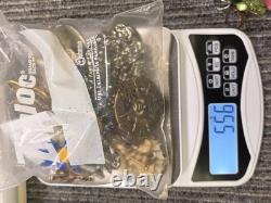 Costume Jewelry Brooch Pin Lot 1.22 lbs Mixed Assortment Vintage Rhinestone