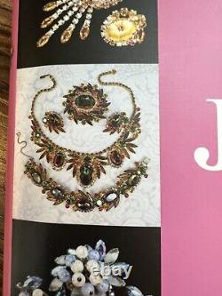 D&E? DREAMY JULIANA Set PARURE Book WATERMELON Necklace BROOCH Earrings AB