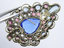 Dazzling Rare Vintage Hobe Jewelry Pin Brooch 2.25