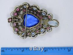 Dazzling Rare Vintage Hobe Jewelry Pin Brooch 2.25