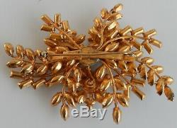 Donald Simpson Large Vintage Brooch Jewel Crest