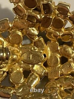 EISENBERG Christmas Tree Green Red Book Piece Signed E Vintage 1970's Very Rare