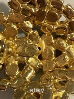 EISENBERG Christmas Tree Green Red Book Piece Signed E Vintage 1970's Very Rare