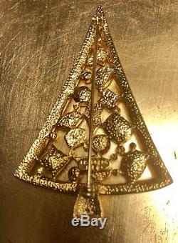 Eisenberg Ice New Old Stock Vintage Signed Christmas Tree Pin Brooch