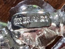 Eisenberg Ice Pink Brooch And Earrings Vintage