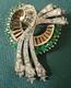 Fabulous Retro Deco Rhinestones Brooch Unsigned Exquisite Piece