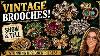 From Eisenberg To Weiss Vintage Designer Brooch Collection Show U0026 Tell