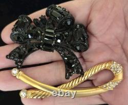 GORGEOUS Vintage Rhinestone Brooch Lot Of 15 Brilliant & Bright Multi-color