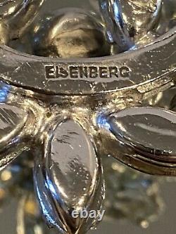 Gorgeous Vintage Eisenberg Rhinestone Brooch