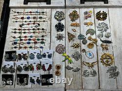 HUGE LOT of Vintage jewelry WEISS JULIANA CZECH CORO LISNER WEST GERMANY etc