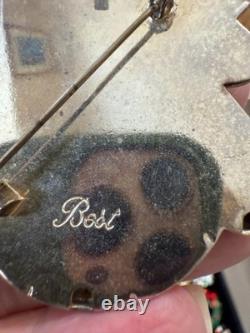 HUGE VINTAGE LOT signed Christmas Brooch Pin Napier Monet + 3 lbs $2 each