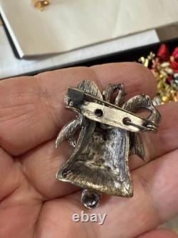 HUGE VINTAGE LOT signed Christmas Brooch Pin Napier Monet + 3 lbs $2 each