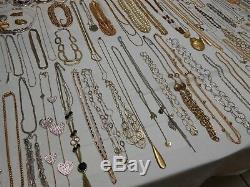 Huge 426 Piece Vintage Jewelry Lot Brooches, Necklaces, Bracelets, & Much More