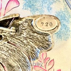 Joan Rivers Limited Signed Vintage Butterfly Brooch Estate Statement Crystal