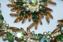 Juliana vintage jewelry bracelet, brooch, and earrings. Book Piece