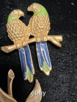 Lot of 25 Vintage Jewelry Brooches Most Signed Cerrito Krement And More