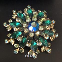 Lot of 6 Vintage Riveted Brooch Pins (lot R7)