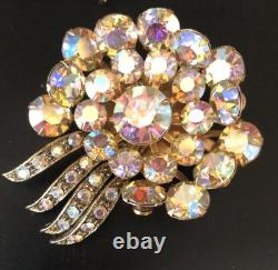 Lot of 6 Vintage Riveted Brooch Pins (lot R7)