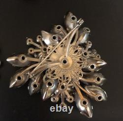 Lot of 6 Vintage Riveted Brooch Pins (lot R9)