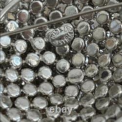 Made in Austria Vintage Domed Rhinestone Brooch
