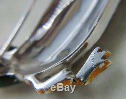 Mazer polychrome enamel pave duck brooch vintage high end pin