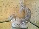 Mermaid Vtg STATUE Figurine Rhinestone Jewelry Brooch Necklace
