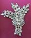 RARE FIND Vintage Kramer Clear Rhinestone Cluster Floral Brooch Pin, Signed