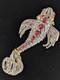 RARE Statement Catwalk Jon Pisces Koi Goldfish Fish Brooch Pin Signed Vintage