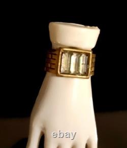 Rare Vintage Art Deco Celluloid Ring & Bracelet Hand BroochPinGlam Fabulous