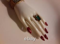 Rare Vintage Art Deco Celluloid Ring & Bracelet Hand BroochPinGlam Fabulous