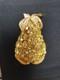Rare Vintage CINER Fruit PINEAPPLE RHINESTONE CRYSTAL BROOCH LARGE PIN